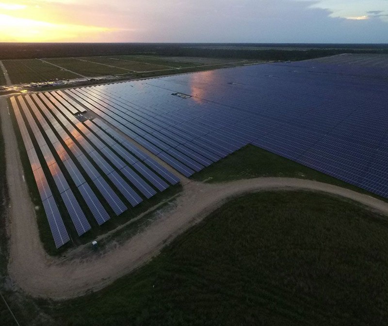 This 75 MW solar array will supply power to Babcock Ranch